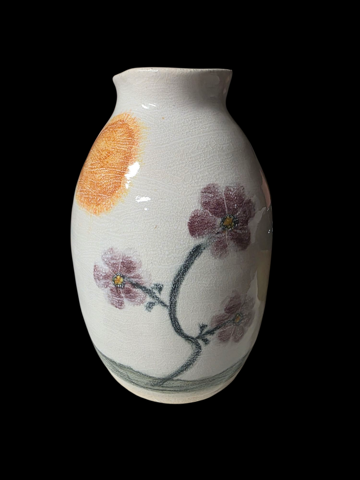 Cherry blossom vase