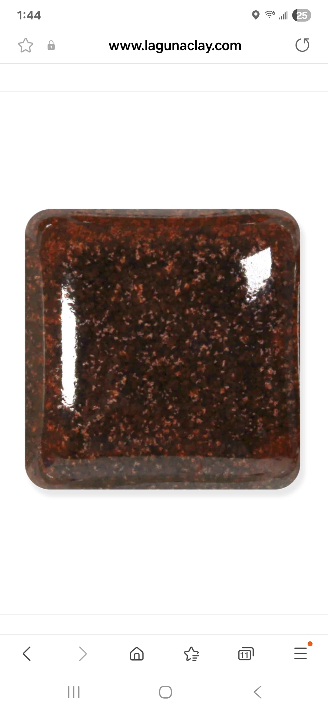 Laguna- iron red cone ^10 powder glaze 5lb bag
