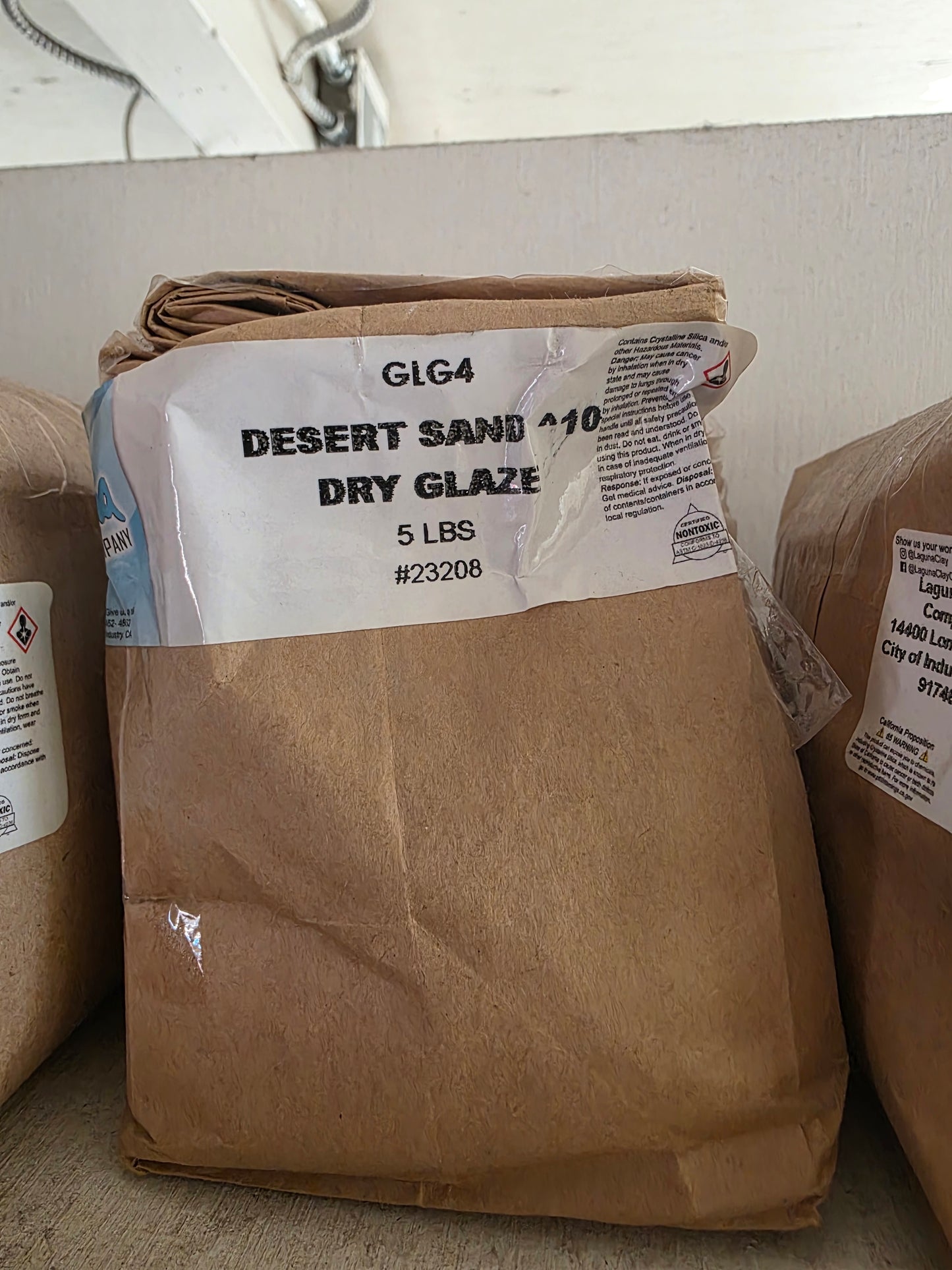 Dessert sand 5lb bag dry glaze