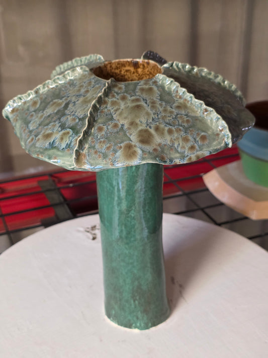 Shell Topped Vase