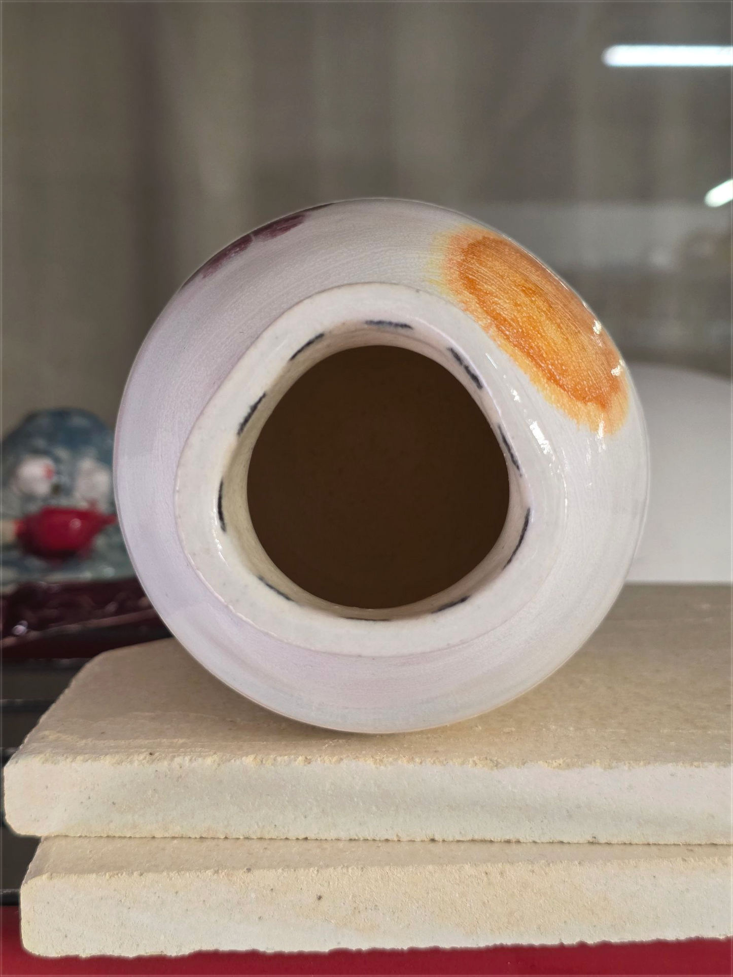 Cherry blossom vase